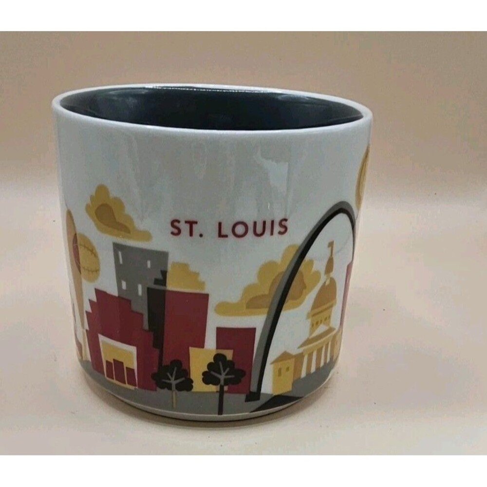 Starbucks Been There Series ST LOUIS Ceramic Coffee Tea Mug Cup  Displayed Only